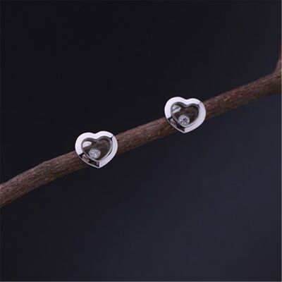 HAPPY DIAMONDS ICONS EARRINGS in 18 Karat Solid WHITE GOLD DIAMONDS China Gold Factory Price