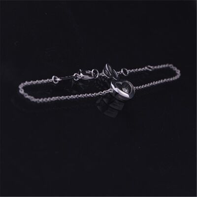 Girl Gift Bracelet  HAPPY DIAMONDS ICONS BRACELET 18K WHITE GOLD DIAMOND 85A054-1001