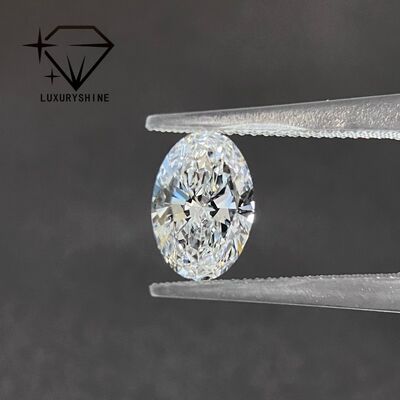 LuxuryShine Excellent Cut Lab Grown Diamond D-F Color White Oval 0.1-10CT VS1 with IGI Certificate 3EX Cut Stones