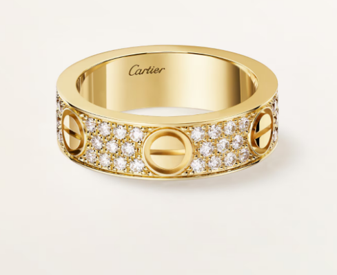 LOVE RING, CLASSIC MODEL, PAVED