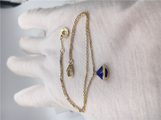 18K Yellow Gold Luxury Jewelry Jewelry Divas Dream Bracelet BR857290 With Lapis Lazuli