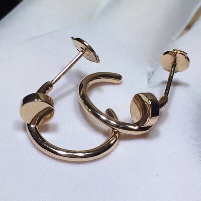 High End  Nail Earrings , Juste Un Clou Earrings 18K Rose Gold