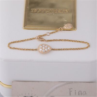 Real Gold Luxury High Jewelry Serpent Boheme Bracelet S Motif with Pave Diamonds Ref JBT00365M_