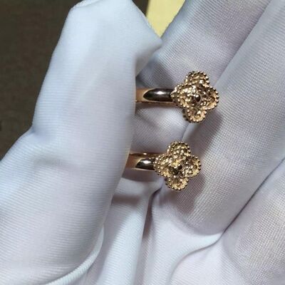 VCARO8DE00 Van  And Arpels Jewelry Sweet Alhambra Ring Rose / 18k Gold