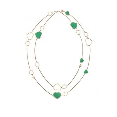 0.15 Carat Long  Jewelry Happy Diamond Necklace For Ladies Wedding