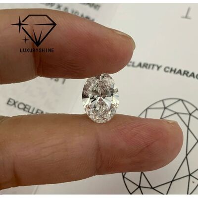 LuxuryShine 0.1-10CT VS2 Lab Grown Diamond D-F Color White Oval Excellent Cut With IGI Certificate 3EX Cut Stones Wholesale