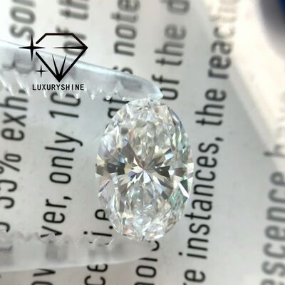 LuxuryShine 0.1-10CT VS2 Lab Grown Diamond D-F Color White Oval Excellent Cut With IGI Certificate 3EX Cut Stones Wholesale