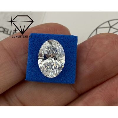 LuxuryShine Excellent Cut Lab Grown Diamond D-F Color White Oval 0.1-10CT VS1 with IGI Certificate 3EX Cut Stones