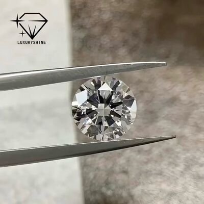 LuxuryShine 100% Real Diamond VVS1 White Round Shape Excellent Cut Lab Grown Diamonds With IGI Certificate