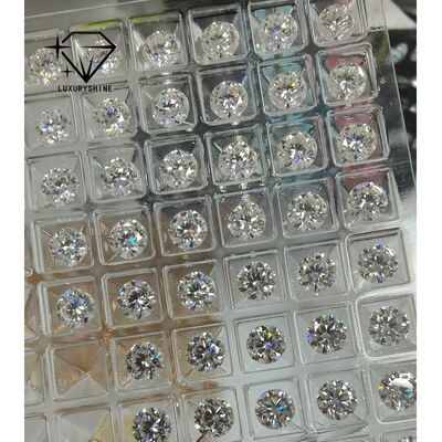 LuxuryShine VS1 Lab Grown Diamond 1ct 2ct 3ct 4ct 5ct Round Cut White Excellent Cut IGI Certified