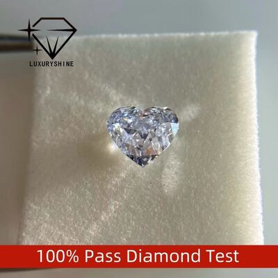LuxuryShine VVS2 White Heart Excellent Cut Lab Grown Diamond 1CT 2CT 3CT 4CT 5CT Support Special Customization