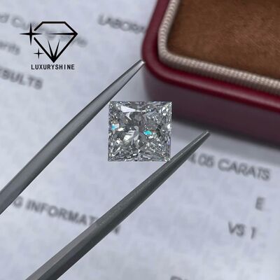 LuxuryShine Princess Cut Lab Grown Diamond D-F Color VVS-VS With IGI Certificate Excellent Cut Wedding diamonds Wholesale