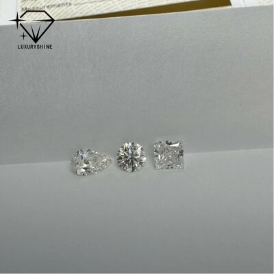 LuxuryShine VS1-VS2 Lab Grown Diamond Loose Diamonds Heart/Princess/Oval/Round/Cushion/Pear/Asscher Customized jewelry