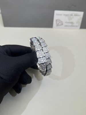 Luxury white gold Serpenti Bracelet