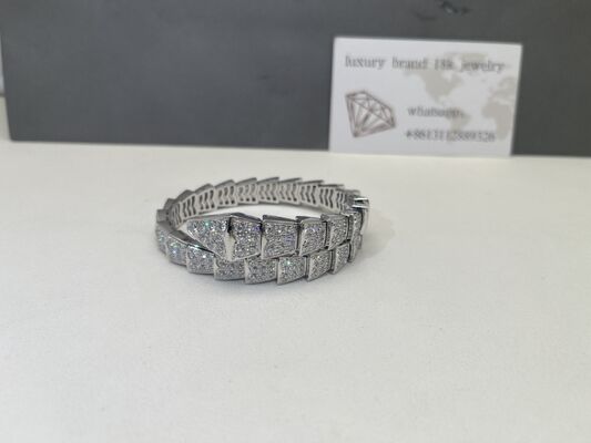 Luxury white gold Serpenti Bracelet