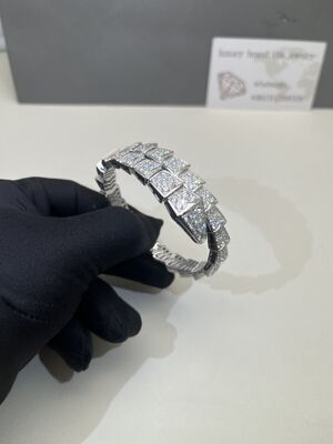 Luxury white gold Serpenti Bracelet