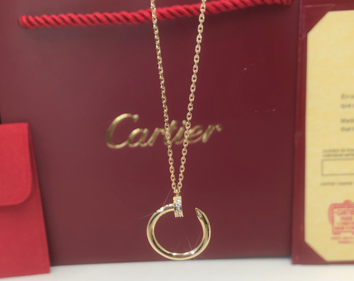 Juste Un Clou Necklace B7224889 , 18K Yellow Gold Diamonds Necklace